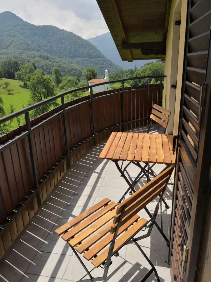 Apartma Logar Kobarid Exterior foto